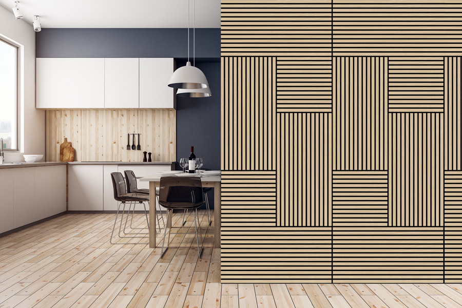 Akustikpaneel MODULAR WALL Fanal Oak Furnier